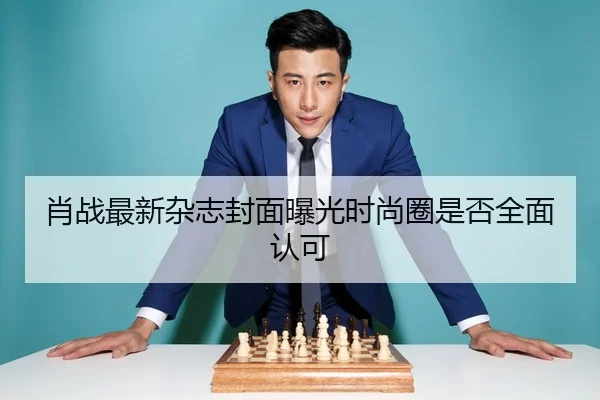 肖战最新杂志封面曝光时尚圈是否全面认可